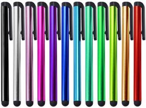 img 4 attached to 🖊️ IC ICLOVER 10 Pack Stylus Pen - Premium 4.1 inch Metal Universal Touch Screen Capacitive Styli for Apple iPhone 12/PRO/Max/11/PRO/Max/SE2/X/XS MAX/8/8 P, iPad, Android, Tablets & All Touch Screen Devices