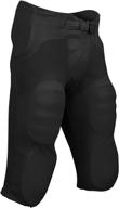 🏈 champro men's safety practice football pants: comfortable and protective with built-in pads логотип