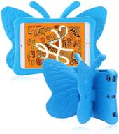 🦋 simicoo ipad mini 4 3 2 3d cute butterfly case: lightweight, shockproof, heavy duty tablet cover for kids (blue) logo