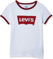 shop the stylish levis classic batwing t shirt ringer for girls' tops & tees! logo