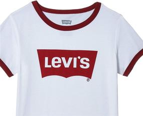 img 2 attached to Shop the Stylish Levis Classic Batwing T Shirt Ringer for Girls' Tops & Tees!