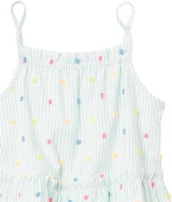 img 3 attached to Spotted Zebra Girls' Sleeveless Tiered Dresses - Amazon Brand