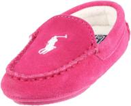 👞 polo ralph lauren desmond boys' moccasin shoes - ideal slippers logo