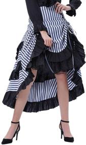 img 2 attached to 👗 Womens Victorian Steampunk Skirts by Belle Poque - Stylish Clothing for Women