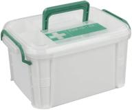 🔒 vababa locking plastic storage container: secure and convenient organization solution logo