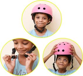 img 3 attached to Kids Bike Helmet, Ideal for Children Ages 🚲 3-8, Toddler Helmet for Biking, Skating, and Cycling, Skateboard Helmet