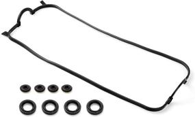 img 1 attached to 💯 High-Quality Valve Cover Gasket Set for Acura Honda Isuzu CL Accord Odyssey Oasis - 2.3L 2.2L L4 Engine - F22B1 F23A1 F23A4 F23A5 F23A7 (1994-2002) - Includes Spark Plug Tube Seals and Grommets