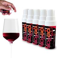 revolutionary wine spray: prevent wine allergy sensitivity, remedy for wine sulfite & hangover, stop red wine headaches, nausea, ibs - 5 pack логотип