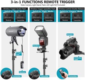 img 1 attached to Neewer FC-16 3-в-1 2.4G 16 каналов Беспроводной пульт для съемки с вспышкой для камер Sony A9II A9 A7RIV A7RIII A7RII A7R A7III A7II A7 A7SII A7S A6600 A6500 DSLR