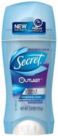 👇 secret outlast xtend antiperspirant & deodorant - invisible solid, completely clean - 2.6 oz (pack of 3) logo