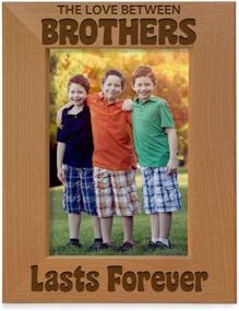 img 4 attached to 👨 KATE POSH Forever Love Between Brothers - Birthday Gifts, Big & Little Brother, Groomsman Gifts, Best Man Wedding Gifts (5x7-Vertical)