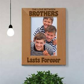 img 2 attached to 👨 KATE POSH Forever Love Between Brothers - Birthday Gifts, Big & Little Brother, Groomsman Gifts, Best Man Wedding Gifts (5x7-Vertical)