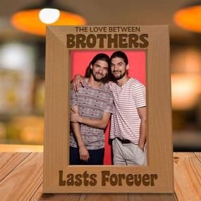 img 3 attached to 👨 KATE POSH Forever Love Between Brothers - Birthday Gifts, Big & Little Brother, Groomsman Gifts, Best Man Wedding Gifts (5x7-Vertical)