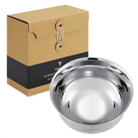 img 3 attached to 🪒 VSUDO Double Layer Stainless Steel Luxury Shaving Soap Bowl - Insulated to Keep Lather Warm, Durable Metal Cream Cup Mug - Perfect Men's Classic Wet Shave Gift (#1)