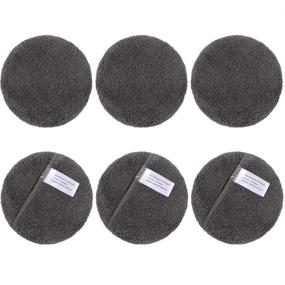 img 3 attached to 🌞 SUNLAND Reusable Makeup Remover Pads for Face, Eyes, and Lips Microfiber + Laundry Bag: Eco-friendly Cleansing Gloves & Washable Cloth Rounds