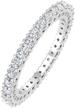 carat diamond eternity wedding white women's jewelry for wedding & engagement logo