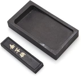 img 4 attached to 🖌️ NUOLUX Rectangle Ink Stick: Traditional Chinese Calligraphy and Painting Inkstone with Premium Chinese Taditional Ink Stones