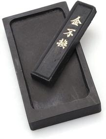 img 3 attached to 🖌️ NUOLUX Rectangle Ink Stick: Traditional Chinese Calligraphy and Painting Inkstone with Premium Chinese Taditional Ink Stones