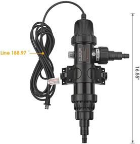 img 1 attached to 🐠 Periha Aquarium 18W Non-Submersible U-V Light Water Clarifier 110V with Green Tube Bulb for Fish Tank, Koi Gold Fish Ponds, and 5284 Gallon Water Quality Improvement Equipment