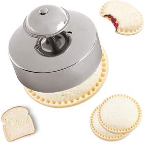 img 4 attached to 🥪 Ultimate Sandwich Sealer and Cutter: Premium Stainless Steel, Uncrustables PB&J Maker and More