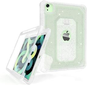 img 4 attached to Cantis Clear Glitter Case For IPad Air 4Th Generation 10