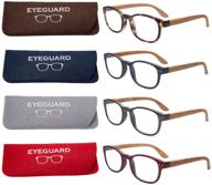 eyeguard blocking lightweight computer eyeglasses logo