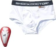 🌟 ultimate protection for active boys: shock doctor compression brief with bioflex cup логотип