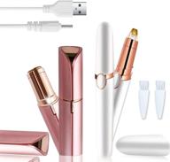 💆 fightart upgrade 2021 new 2 in 1 usb mini hair remover: the perfect solution for women's hair removal on the go! logo