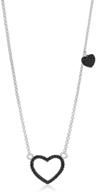 sterling necklace zirconia rhodium italy unicornj logo