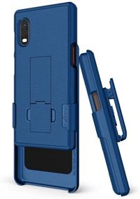 img 2 attached to 📱 High-Quality BELTRON Galaxy XCover Pro Case with Clip: Durable & Functional Protection for Samsung G715 (AT&amp;T FirstNet Verizon) - Secure Fit, Swivel Belt Clip, &amp; Built-in Kickstand in Blue