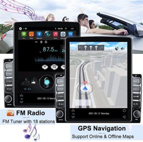 img 3 attached to UNITOPSCI 9.7 Inch Android Car Stereo Double Din Car Radio: GPS, Bluetooth, Touchscreen, WiFi, FM Radio, Multimedia, Mirror Link, Backup Camera Input, Dual USB, SWC+ 12 LEDs & Backup Camera Included