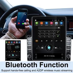 img 2 attached to UNITOPSCI 9.7 Inch Android Car Stereo Double Din Car Radio: GPS, Bluetooth, Touchscreen, WiFi, FM Radio, Multimedia, Mirror Link, Backup Camera Input, Dual USB, SWC+ 12 LEDs & Backup Camera Included