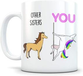 img 1 attached to 👭 Sister Gifts from Brother - Sentimental Gifts for Sister - Funny Sister Coffee Mug - Great Twin Sister Gifts - 11oz White Coffee Mug