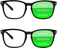 sumkyle 2-pack fashion eyeglasses frame: progressive multifocal anti blue light reading glasses for women and men logo