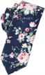 mantieqingway cotton printed floral myf006 029 men's accessories and ties, cummerbunds & pocket squares logo