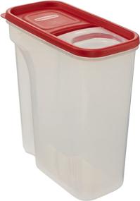 img 2 attached to 🍽️ Clear Rubbermaid Modular Food Lids, Space-Saving Plastic Storage Containers, 18-Cup