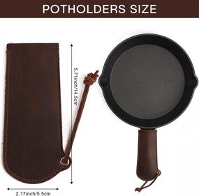img 3 attached to Leather Resistant Cookware Accessories 03 Brown