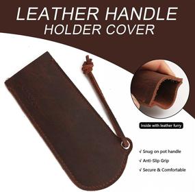 img 1 attached to Leather Resistant Cookware Accessories 03 Brown
