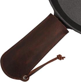 img 4 attached to Leather Resistant Cookware Accessories 03 Brown