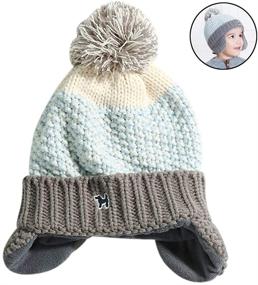 img 3 attached to 🧒 Toddlers Winter Bowknot Beanie by RARITYUS: Must-Have Accessory for Boys in Cold Weather