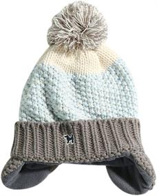 img 4 attached to 🧒 Toddlers Winter Bowknot Beanie by RARITYUS: Must-Have Accessory for Boys in Cold Weather