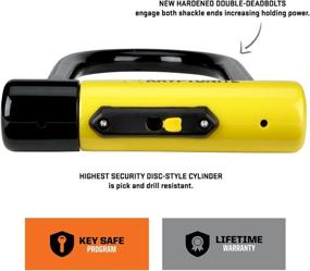 img 2 attached to 🔒 Kryptonite New York Standard Heavy-Duty U Lock for Bicycles - Bike Security Lock