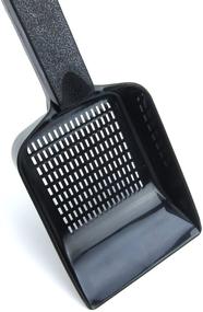 img 2 attached to 🛏️ Efficient Black Bedding Substrate Cleaner Scoop by Alfie Pet - Roux Terrarium