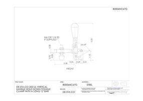 img 3 attached to STA CO 202 UL Вертикальная рукоятка Toggle