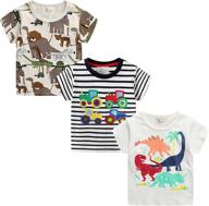 🦖 unique and stylish dinosaur graphic crewneck t-shirts for boys by loktarc logo