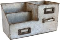 desk organizer with three bins by colonial tin works логотип