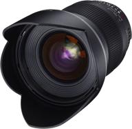📷 samyang sy16maf-n 16mm f/2.0 wide angle lens for nikon (dx) cameras - auto confirm chip, aspherical design logo
