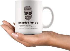 img 3 attached to Unique Bearded Funcle Mug: The Perfect Funny Gift for Your Favorite Uncle on Father's Day!