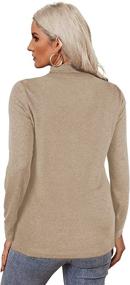 img 1 attached to 👚 Alaroo Long Sleeve Shirts: Stylish and Comfy Mock Neck Tops for Casual Women