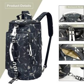 img 1 attached to CLINFISH Backpack Duffle: The Ultimate Waterproof Lightweight Companion